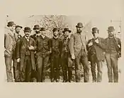 Harvey Wiley, Chief Chemist of the Department of Agriculture’s Division of Chemistry (third from the right) with his staff, not long after he joined the division in 1883. Wiley’s scientific expertise and political skills were a key to passage of the 1906 Food and Drugs Act and the creation of FDA.