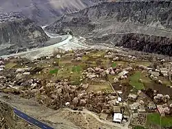 Hassanabad during Cherry blossom