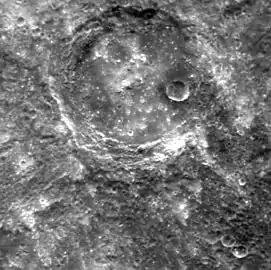 Hauptmann at a high sun angle, showing differences in albedo