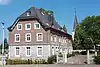 Der Leuff: walls and roof, and the stables: facades and roof