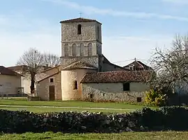 The church in Hautefaye