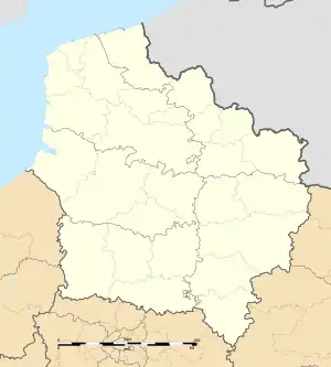 Armentières is located in Hauts-de-France