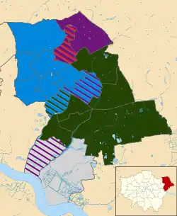 Havering 2014 results map