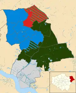 Havering 2018 results map