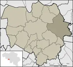 Location of Havré in Mons