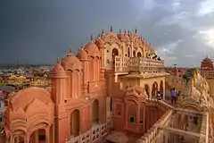 Top eastern side on a stormy afternoon