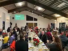 A free dinner service hosted by Cornerstone Fellowship's Hayward Location in Hayward, California.