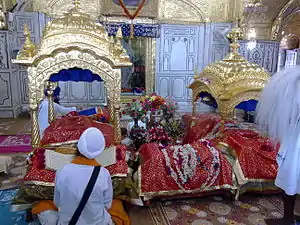 Interior of Hazur Sahib