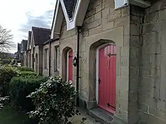 The Almshouses, Nottingham Road rebuilt in 1855