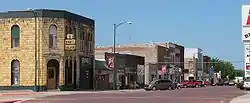 Lincoln Avenue, looking southwest from 5th Street, July 2010