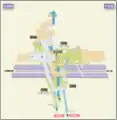 Meijō Line platform layout