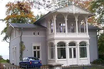 Villa Achterkerke in Heringsdorf, built 1845