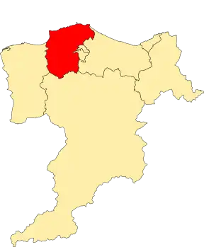 Location of the ward