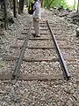 A portion of rail at the Hellfire Pass