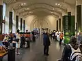 The former ticket hall in the Helsinki Central railway station, later converted into an Italian restaurant.