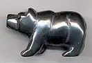 Hematite carving, 5 cm (2 in) long