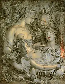 Sine Cerere et Baccho friget Venus (Without Ceres and Bacchus, Venus Would Freeze), 1600–03