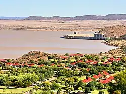 View over Gariep Dam