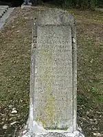 Monument dedicated to Henri Collignon at the foot of the Butte de Vauquois.