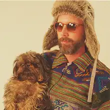 Henrik Jonzon and his Brussels Griffon, Knut