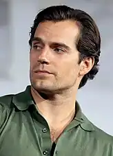 A photograph of Henry Cavill