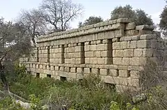 Herakleia at Latmus – Stonework supporting the agora