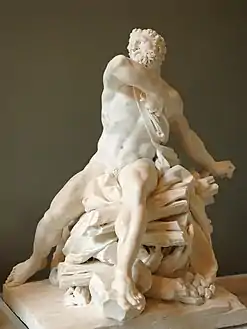 Hercules on the pyre, (1704), the Louvre