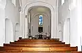 view to the altar