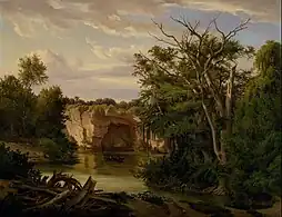 Hill Country Landscape, 1862, (46.7 x 60.5 cm.), Museum of Fine Arts, Houston