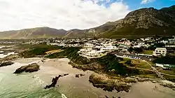 Voëlklip, with Voëlklip Beach in foreground