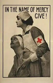 1917 poster for the Red Cross.