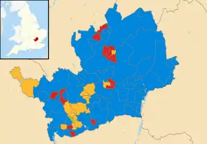 2005 results map