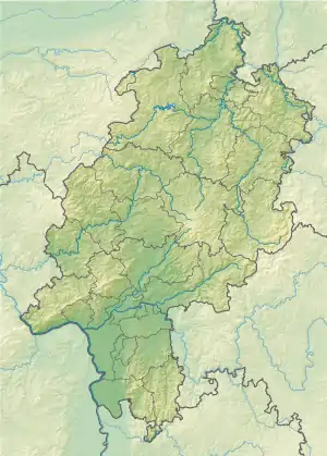 Hühnerküppel is located in Hesse