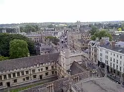 All Souls Quad abutting High Street