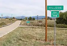 Looking north along Highway 69 in Hillside