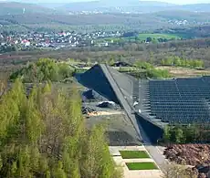 Viewing platform at the Gottelborn Solar Park