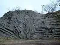 Basalt rocks on the Hirtstein in the Ore Mountains