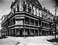 The theatre in 1926, showing the prominent balconies which dominated the lower portion of the facade