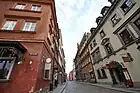 Historical houses around Castle Square.