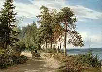 Road in Finland, 1865