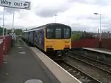 Hollinwood station prior to Metrolink conversion