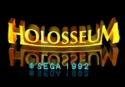 Title screen of Holosseum.