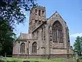 The liturgical east end of the Church. The Chantry Chapel and the All Souls Chapel are to the left of the picture