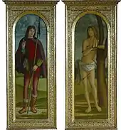 Holy Pilgrim and St. Sebastian  National Museum of Serbia (1495)