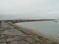 The Breakwater seaward from the land end