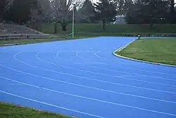 an athletics track