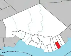 Location within Bonaventure RCM.