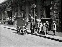 Makarenko (Horánszky) utca 10 in 1960, a later-demolished building replaced by one which now houses a tapas bar