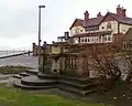 Marine Hotel and Monument commemorating the opening of the seawall and promenade, 6 July 1907 (2010)