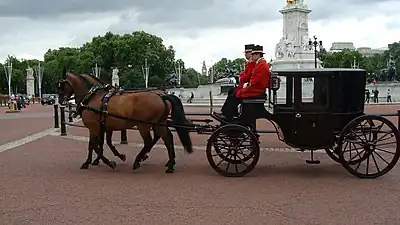 A Clarence from the Royal Mews in London